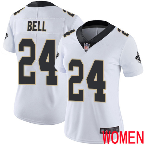 New Orleans Saints Limited White Women Vonn Bell Road Jersey NFL Football #24 Vapor Untouchable Jersey->youth nfl jersey->Youth Jersey